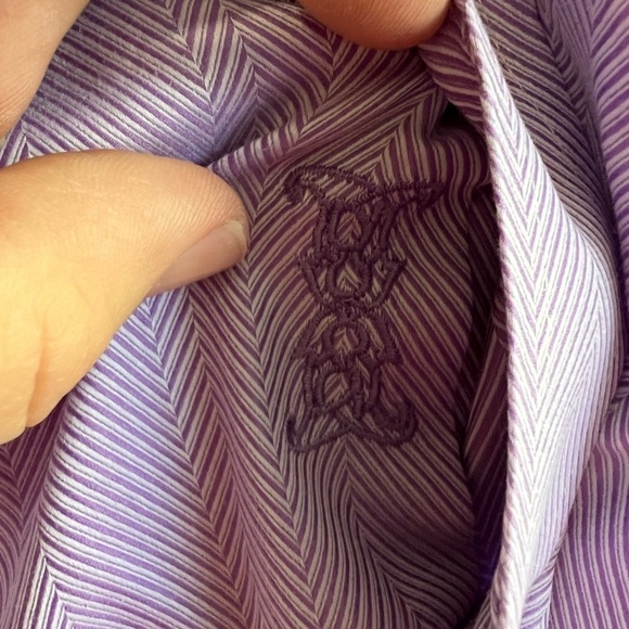 Robert Graham Classic Fit Shirt Size Size M MISSING A BUTTON - Picture 12 of 13